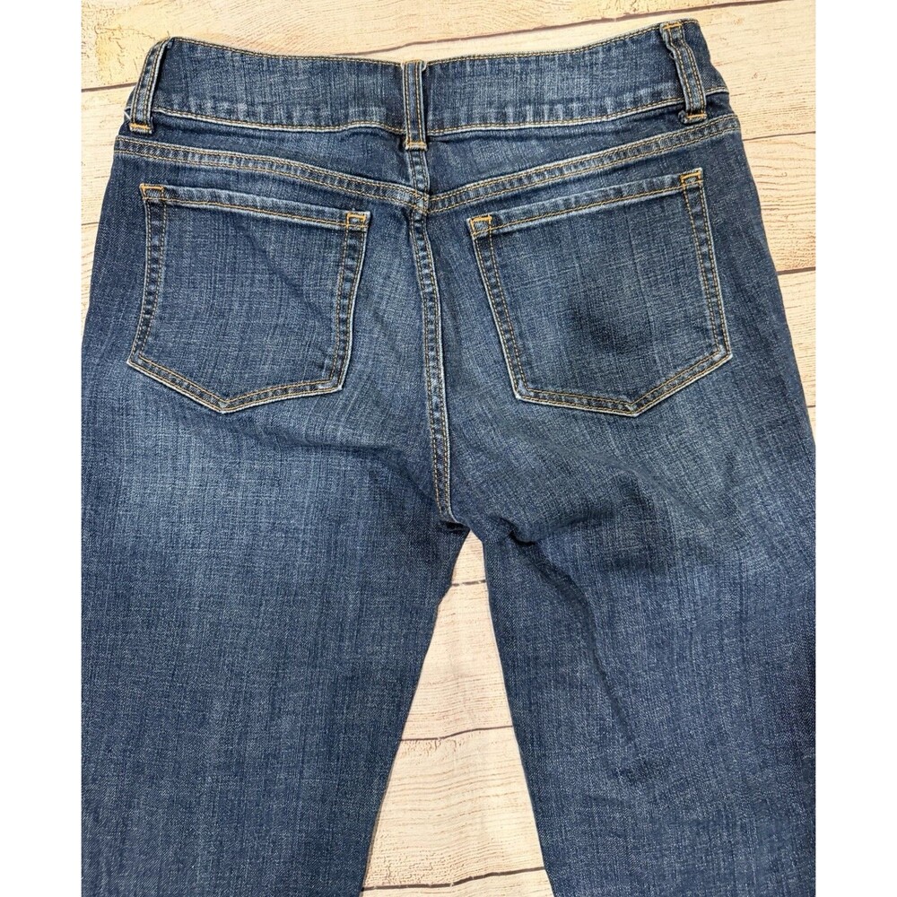 Victoria's Secret Hipster Cropped Blue Denim Jeans Size 6 - Picture 4 of 7